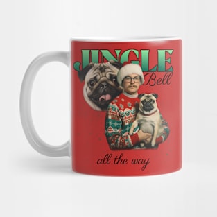 Funny Christmas Party Shirt Pug Mug